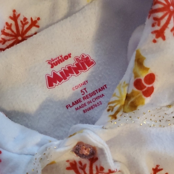 Disney junior minnie pajamas 5T - Picture 5 of 7
